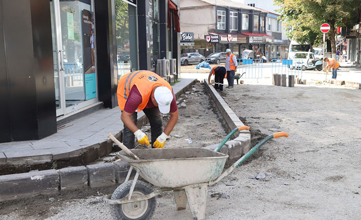 Hendek Merkezdeki Çalışmalar Göz Dolduruyor