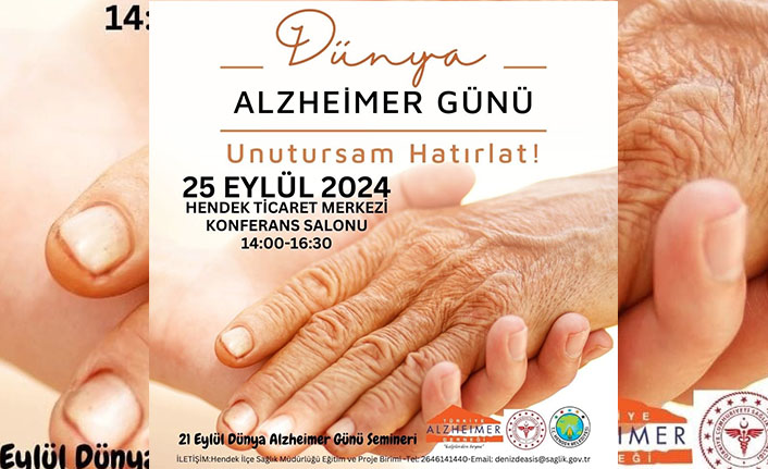 Hendek’li Vatandaşlara Alzheimer Farkındalık Semineri