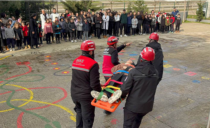 SAKE’den Afet Bilinci Eğitimi ve Tatbikat