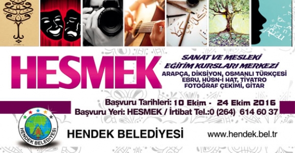 HESMEK,  KURSLARI BAŞLIYOR