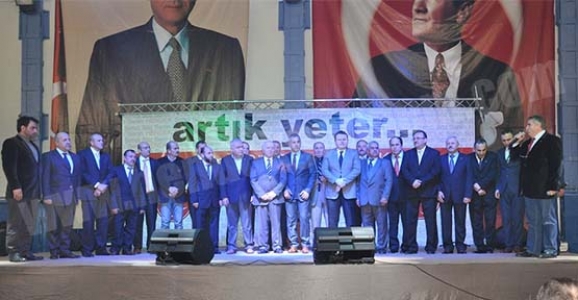 MHP HENDEK ADAYLARINI HALKA TANITTI