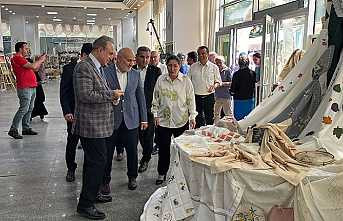 Hayat Boyu Öğrenme Haftası Halk Eğitim Sergisine Yoğun İlgi