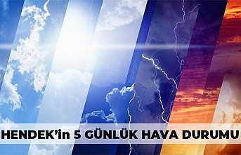 Hendek'in 5 Günlük Hava Durumu