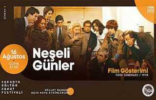 Yeşilçam Filmi ‘Neşeli Günler’ Millet Bahçesi’nde...