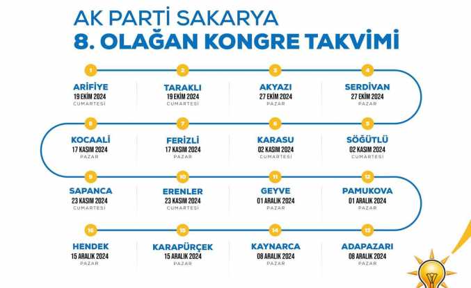 Hendek Ak Parti’de Kongre 15 Aralık’ta