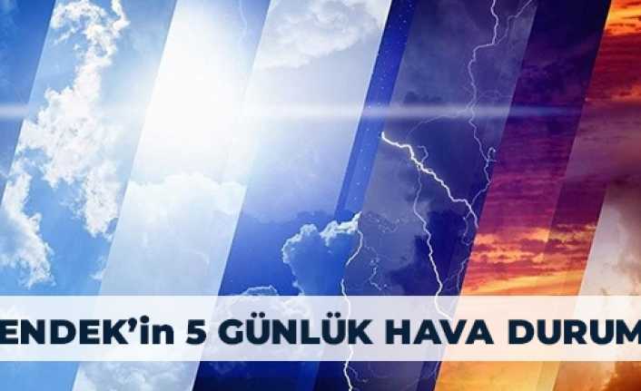 Hendek In 5 Gunluk Hava Durumu